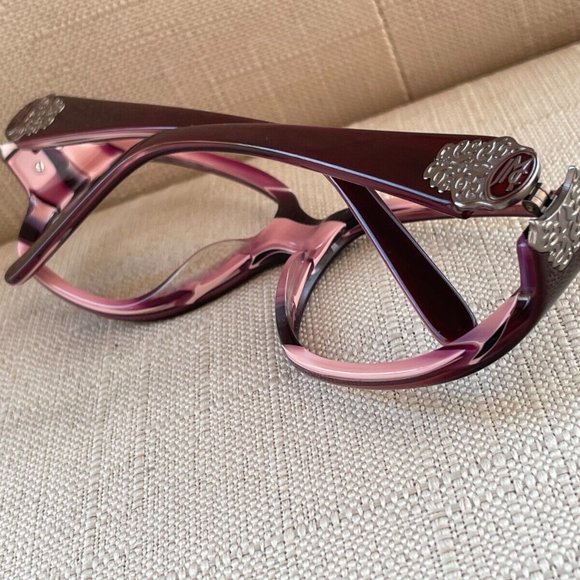 Jessica McClintock Women Eyeglasses RAISIE HORN 54[]16 130 Glasses - Picture 7 of 12